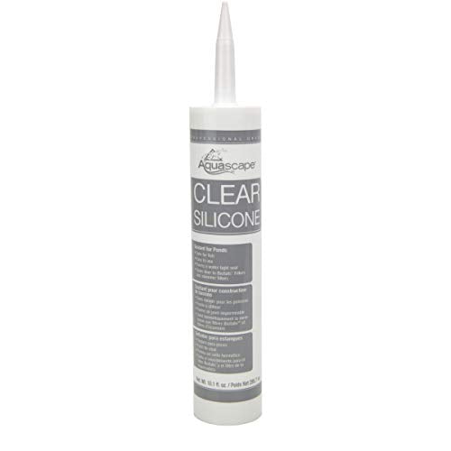 Aquascape 82000 Clear Silicone Sealant Safe for Fish and Plants, 10.1-Ounce Caulk Tube