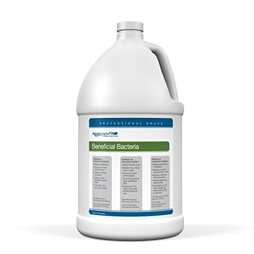 Aquascape Beneficial Bacteria Water Treatment for Ponds, Pro Contractor Grade, Liquid, 1 Gallon/3.78 L | 30406