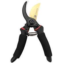 Load image into Gallery viewer, gonicc 8&quot; Professional Premium Titanium Bypass Pruning Shears (GPPS-1003), Hand Pruners, Garden Clippers.