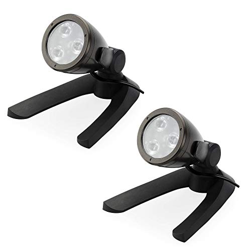 Aquascape Energy Efficient Submersible Garden Pond 3 Watt LED Spotlight (2 Pack)