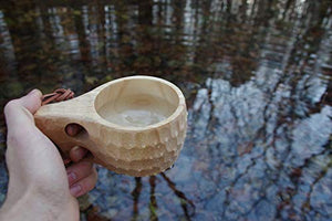 Wisemen Trading Kuksa Traditional Nordic Wooden Camp Cup.