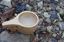 Load image into Gallery viewer, Wisemen Trading Kuksa Traditional Nordic Wooden Camp Cup.