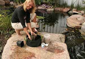 Aquascape Aquatic Lily Plant Pots for Pond and Water Garden, 14-inch x 7-inch, Black, 2-Pack | 98929