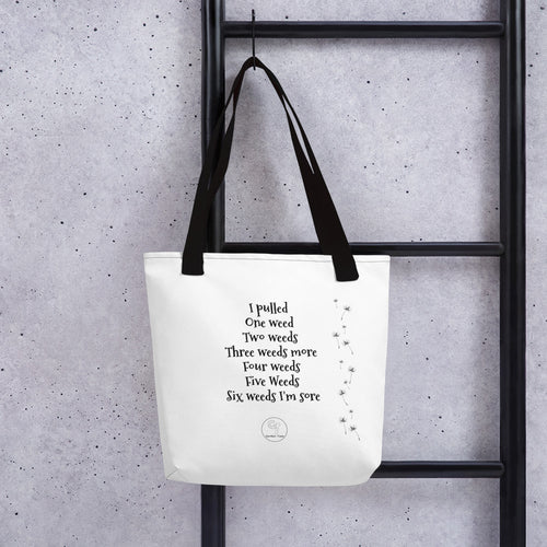 Tote bag for groceries, gardening, books, kids toys, and maybe some wine