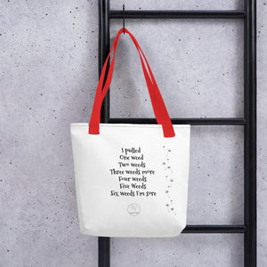 Tote bag for groceries, gardening, books, kids toys, and maybe some wine