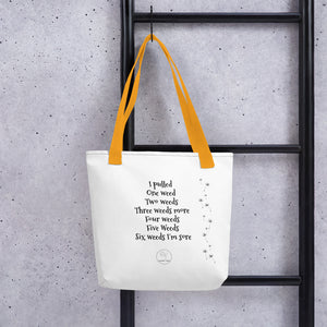 Tote bag for groceries, gardening, books, kids toys, and maybe some wine